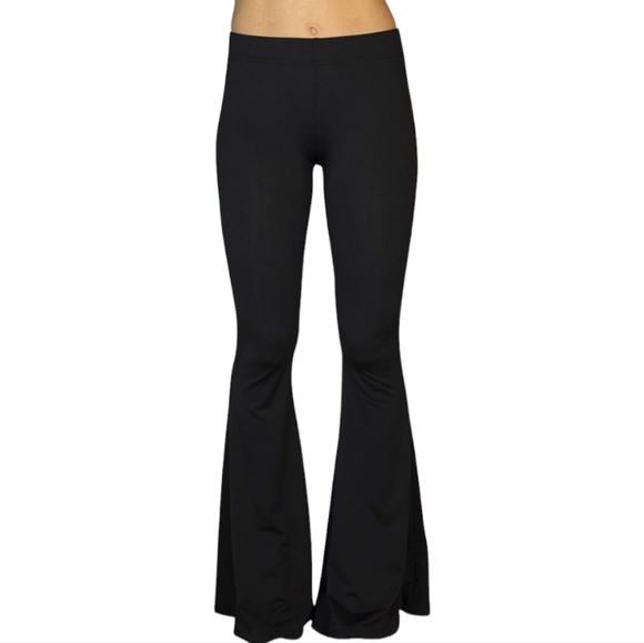 Daisy Del Sol Black Flare Pants - Picture 3 of 5